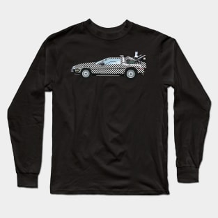 Jeff Spicoli's BTTF Delorean Long Sleeve T-Shirt